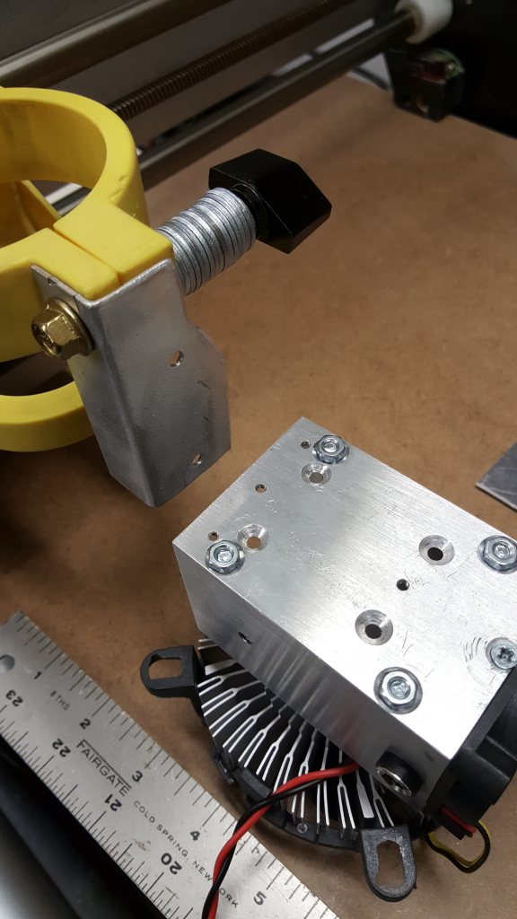 Endurance laser CNC mount