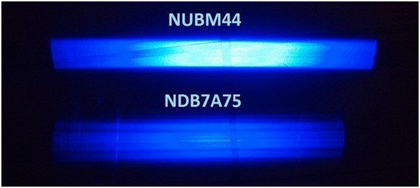 original laser beam spot for NICHIA diodes NUBM44 / NDB7A75