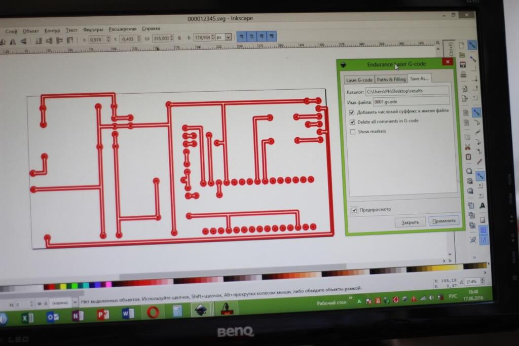 laser etching process - how to make a pcb