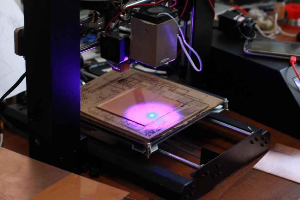 laser etching process - how to make a pcb
