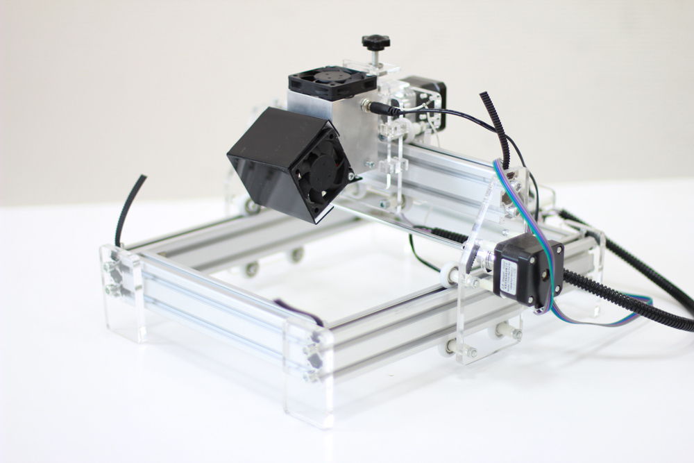 A DIY engraving machine with Endurance laser