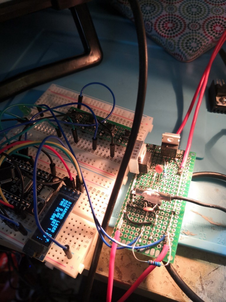 The approximate layout on the PCB.