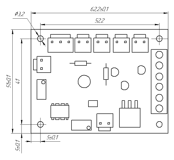 Mo2 PCB drawing