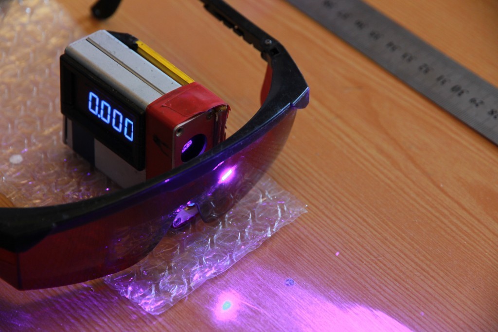 Comparison of 4 types of laser goggles with video