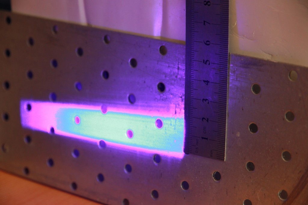 Laser beam parameters for NICHIA NUBM44 / NUBM47 laser diodes