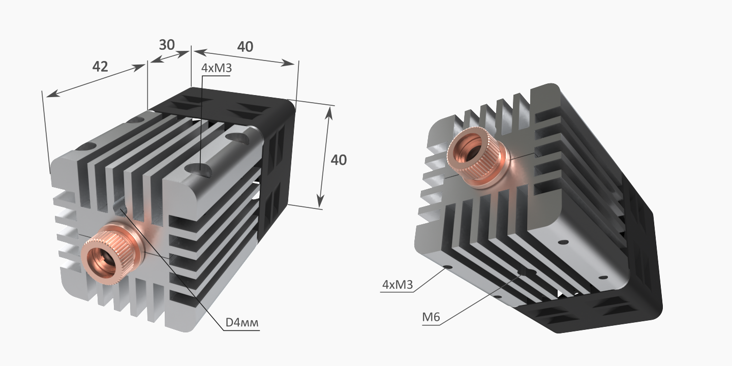 Small heatsink for laser module (12 mm intenal diameter) [10 PCS]