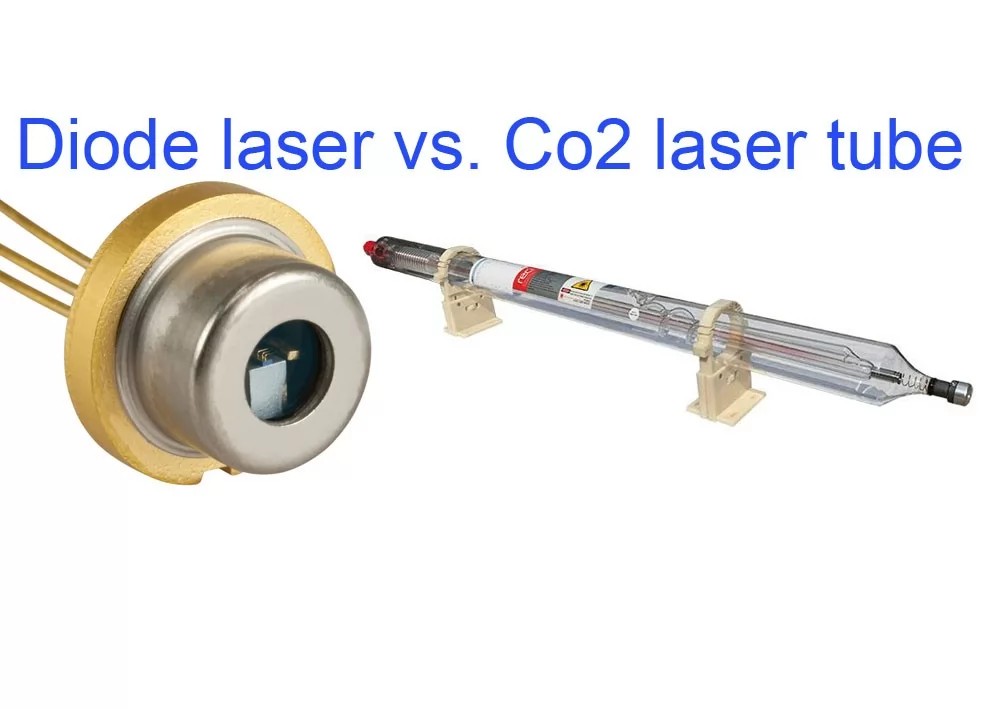 Co2 gas tube vs laser diode