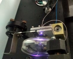 Laser beam spot improvement for 445 nm diode laser (success - new laser beam spot)
