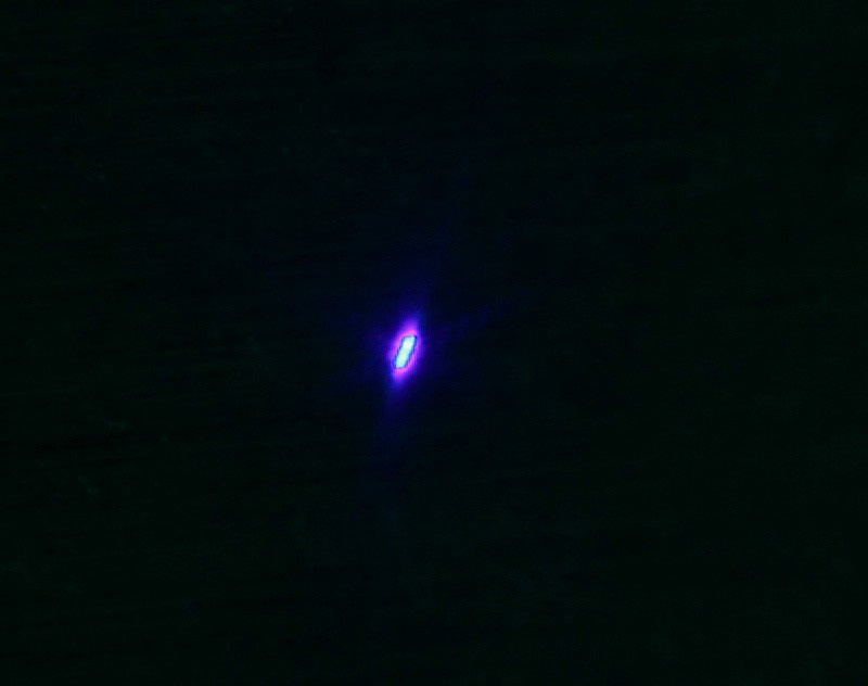 Laser beam spot