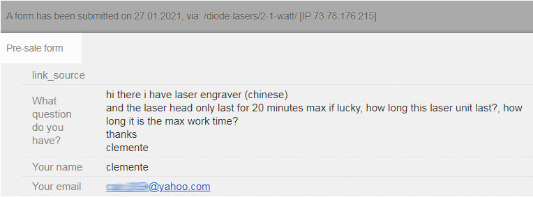 bad Chinese laser