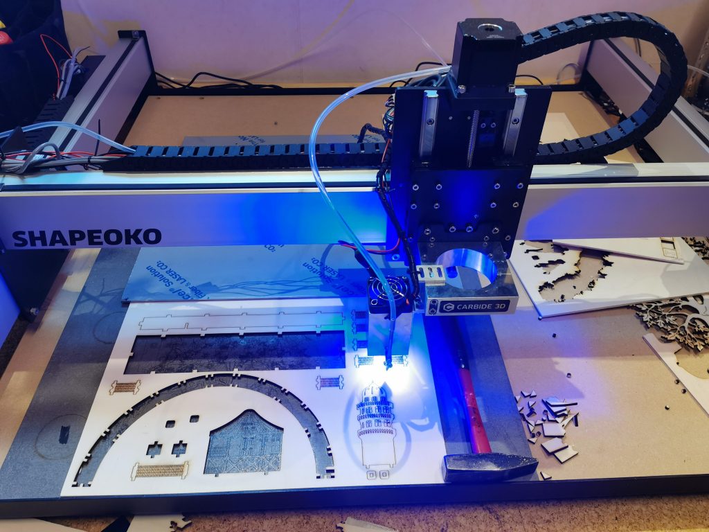 Getting started with an Endurance 10 watt laser and Shapeoko XXL 3 CNC machine