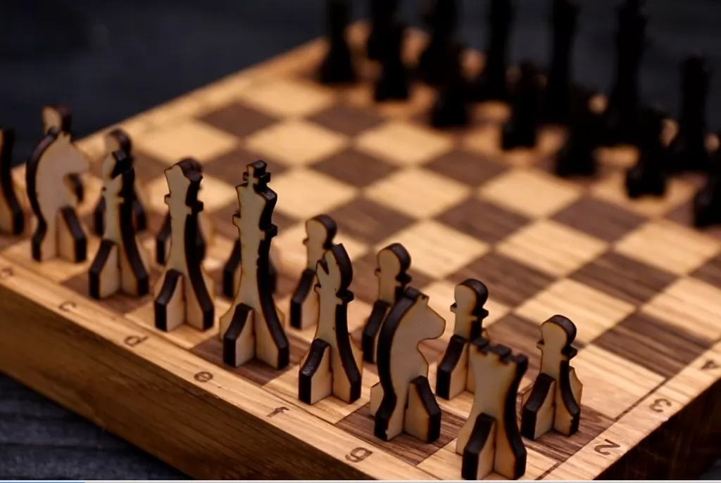 A DIY plywood chess