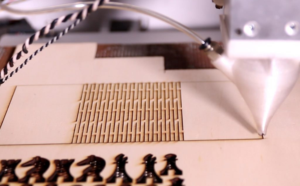 Making Flexible Wood Using A Laser Cutter