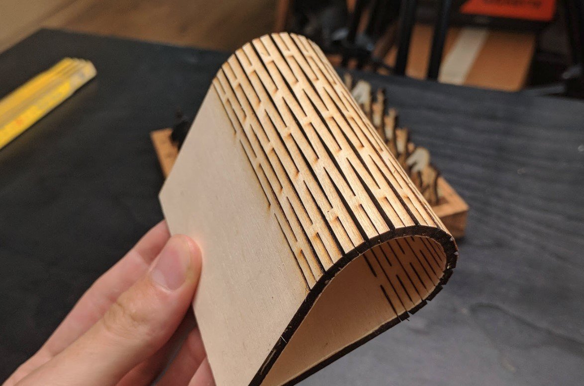 Making Flexible Wood Using A Laser Cutter