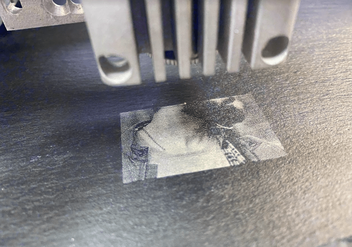 laser slate photoengraving