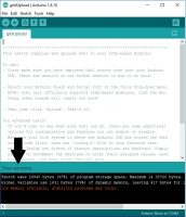 Firmware using Arduino