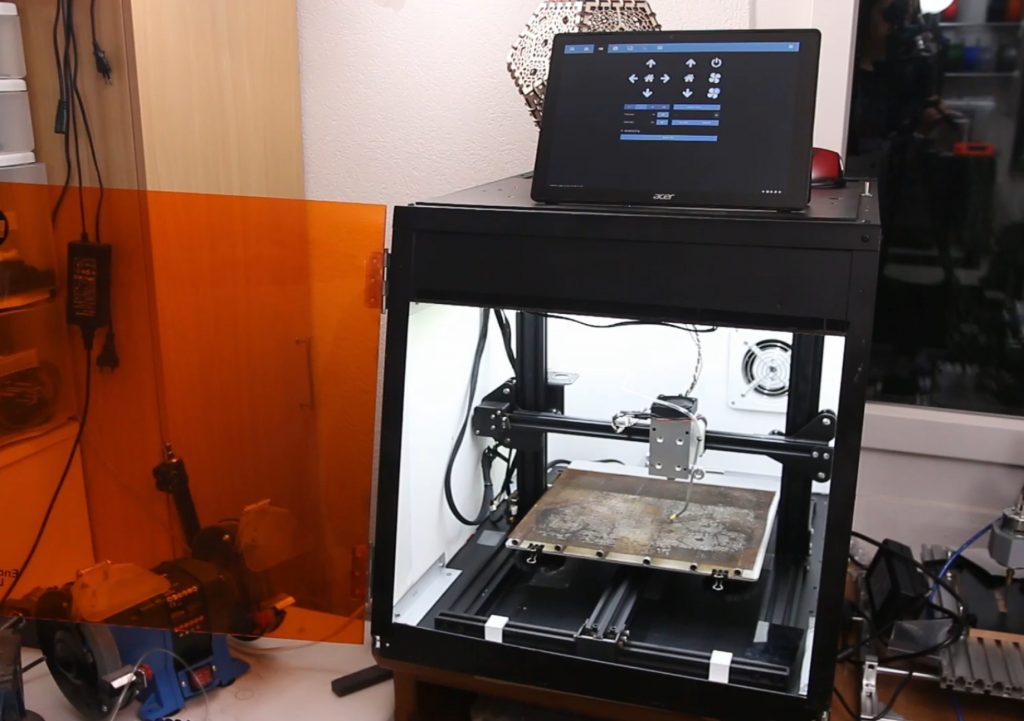 Creality CR-10 3D printer. Adding the laser