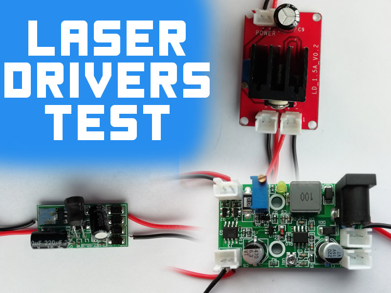Everything you need to know about diode laser drivers from eBay and Amazon - a full test.