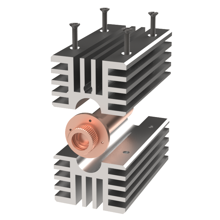 Medium heatsink for laser module (12 mm intenal diameter) [10 PCS]