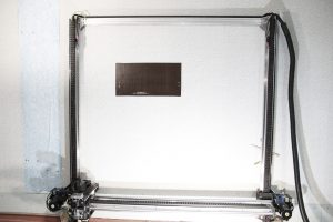 Industrial CNC frame 2x2 m (6x6') with the laser module.