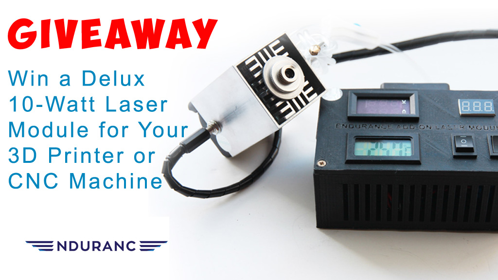 An Endurance 12-th giveaway! A brand new laser head: 10 watt laser "DeLux" (a winner is been picked)