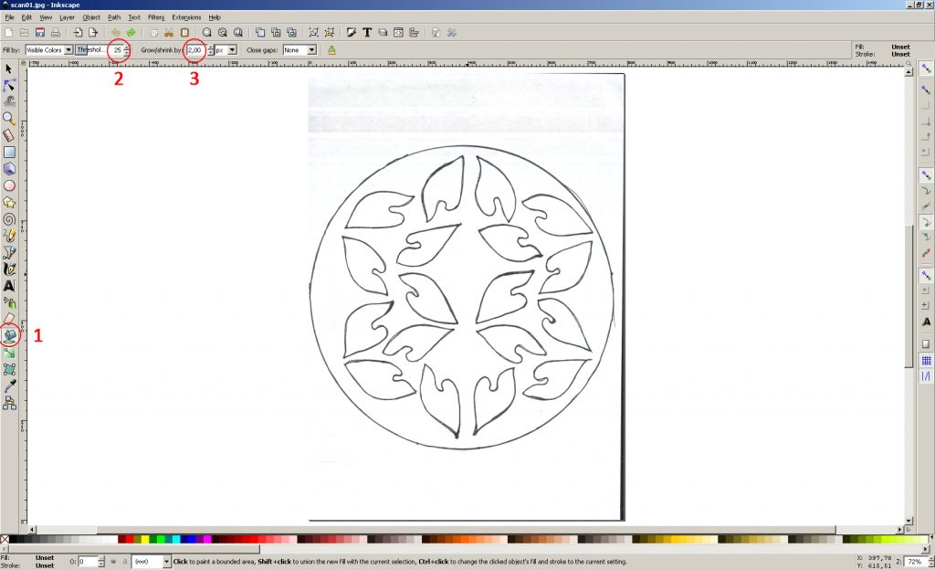 inkscape gcode tools set cutting depth