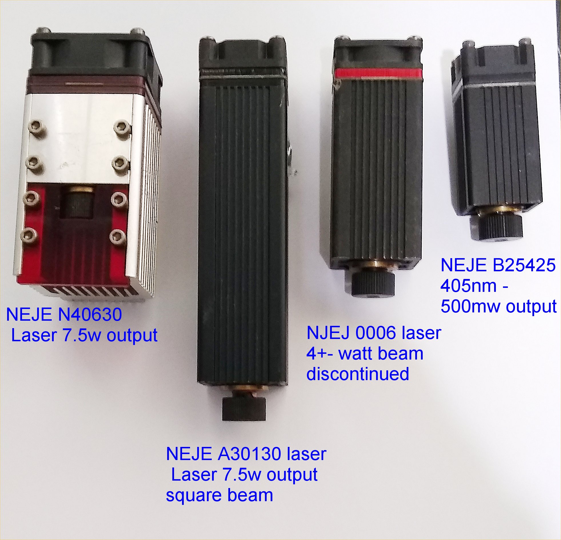 4 neje Laser modules (bad lasers)