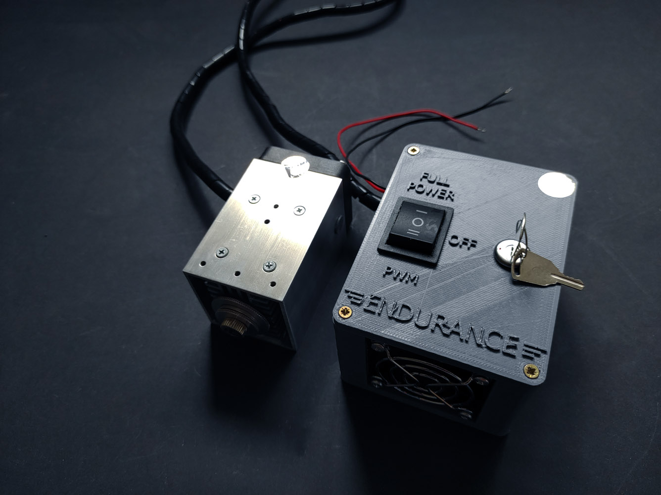 The Endurance 10 Watt (10000 mW) laser “Invincible” module (add-on) with 445 nm wavelength for any 3D printer / CNC machine