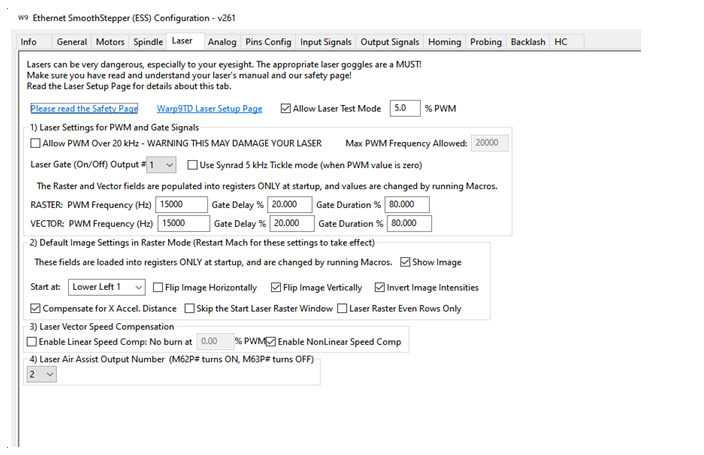 Ethernet Smoothstepper ESS Config