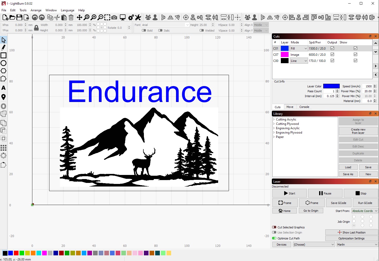 Working with Layers for Laser Cutting in LightBurn / LaserWEB software