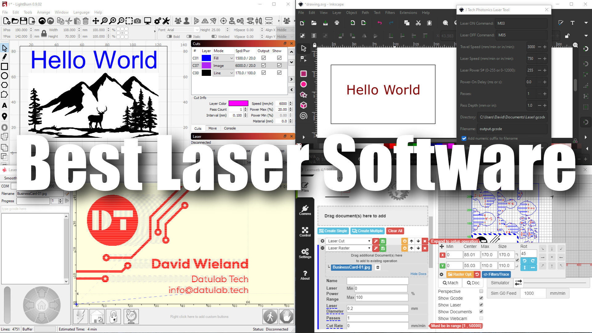 Laser software