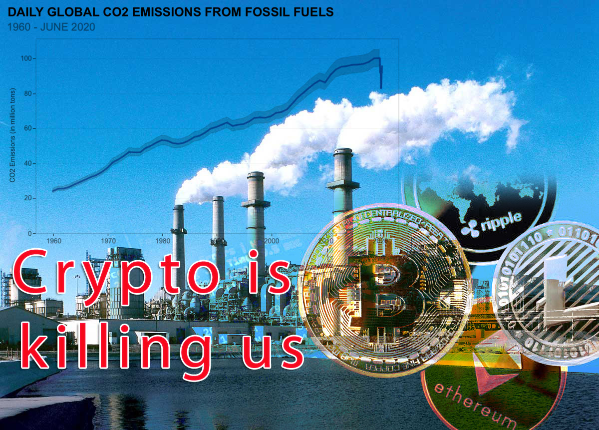 is cryptocurrency killing planet