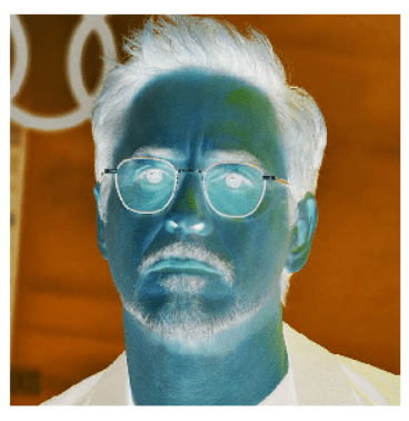 Robert Downey Jr inverted picture