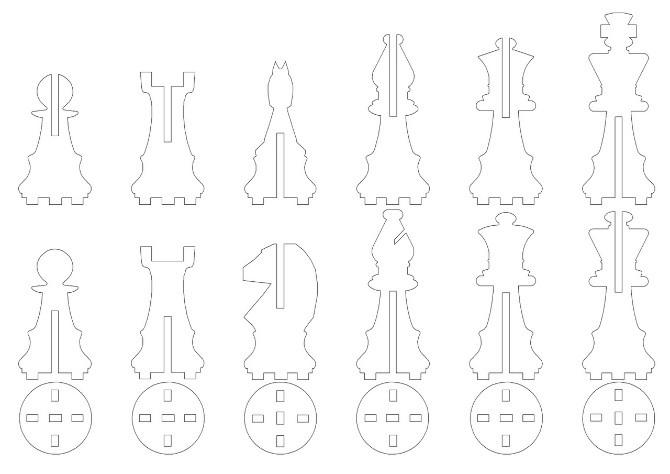 How to make your own chess - detailed instruction.