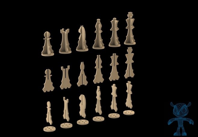 How to make your own chess - detailed instruction.