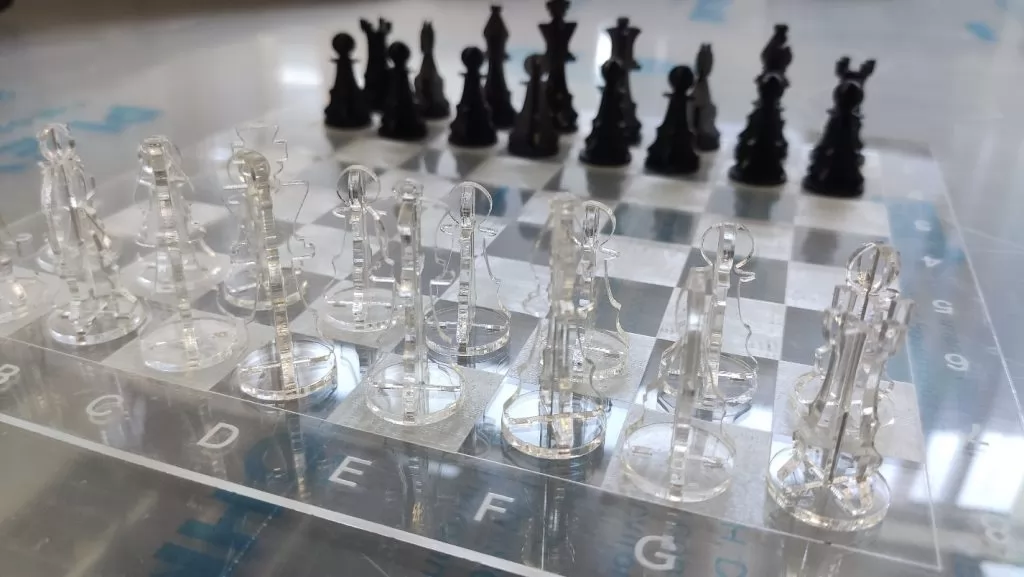 Acrylic chess