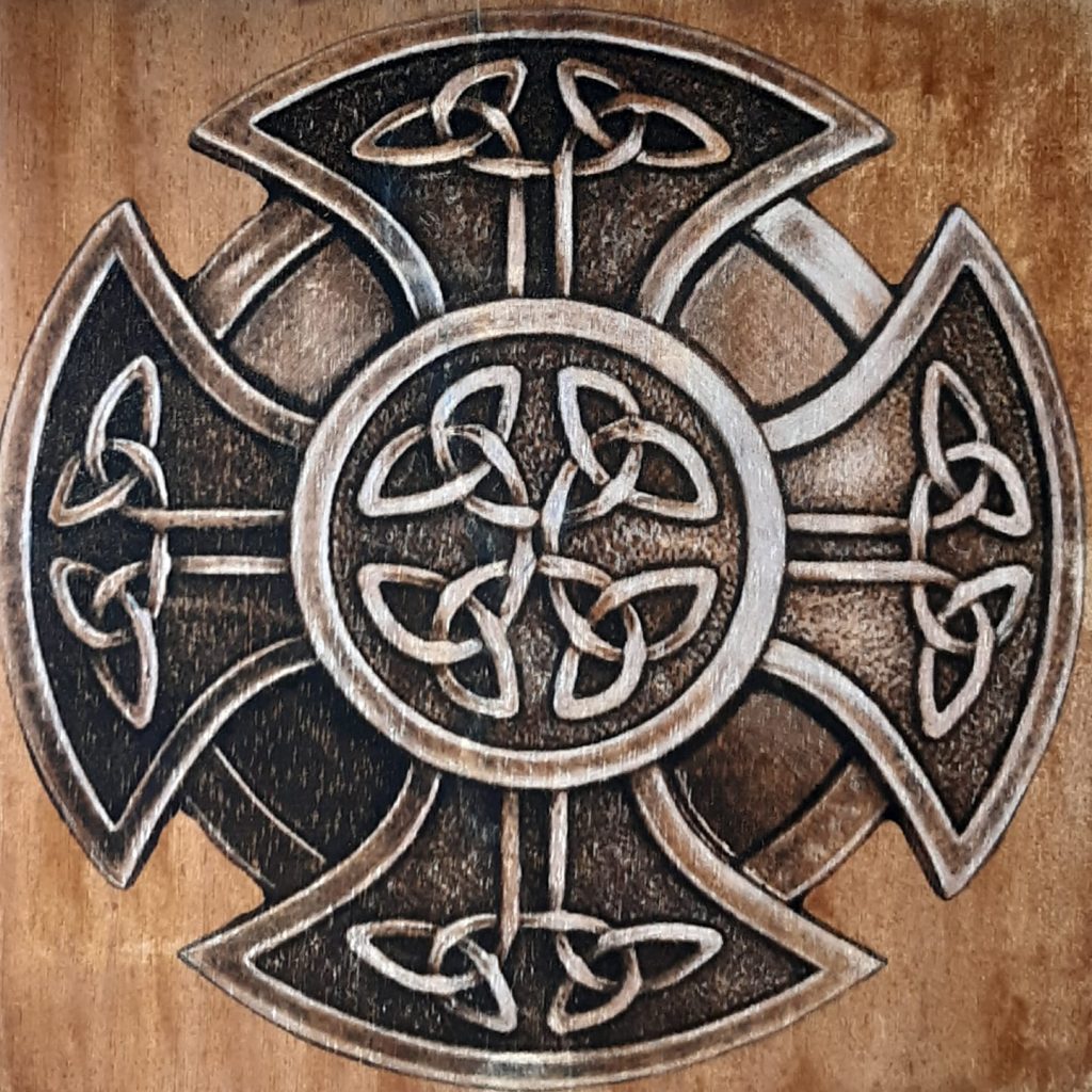 The Celtic cross is a form of Christian cross featuring a nimbus or ring that emerged in Ireland, France and Britain in the Early Middle Ages