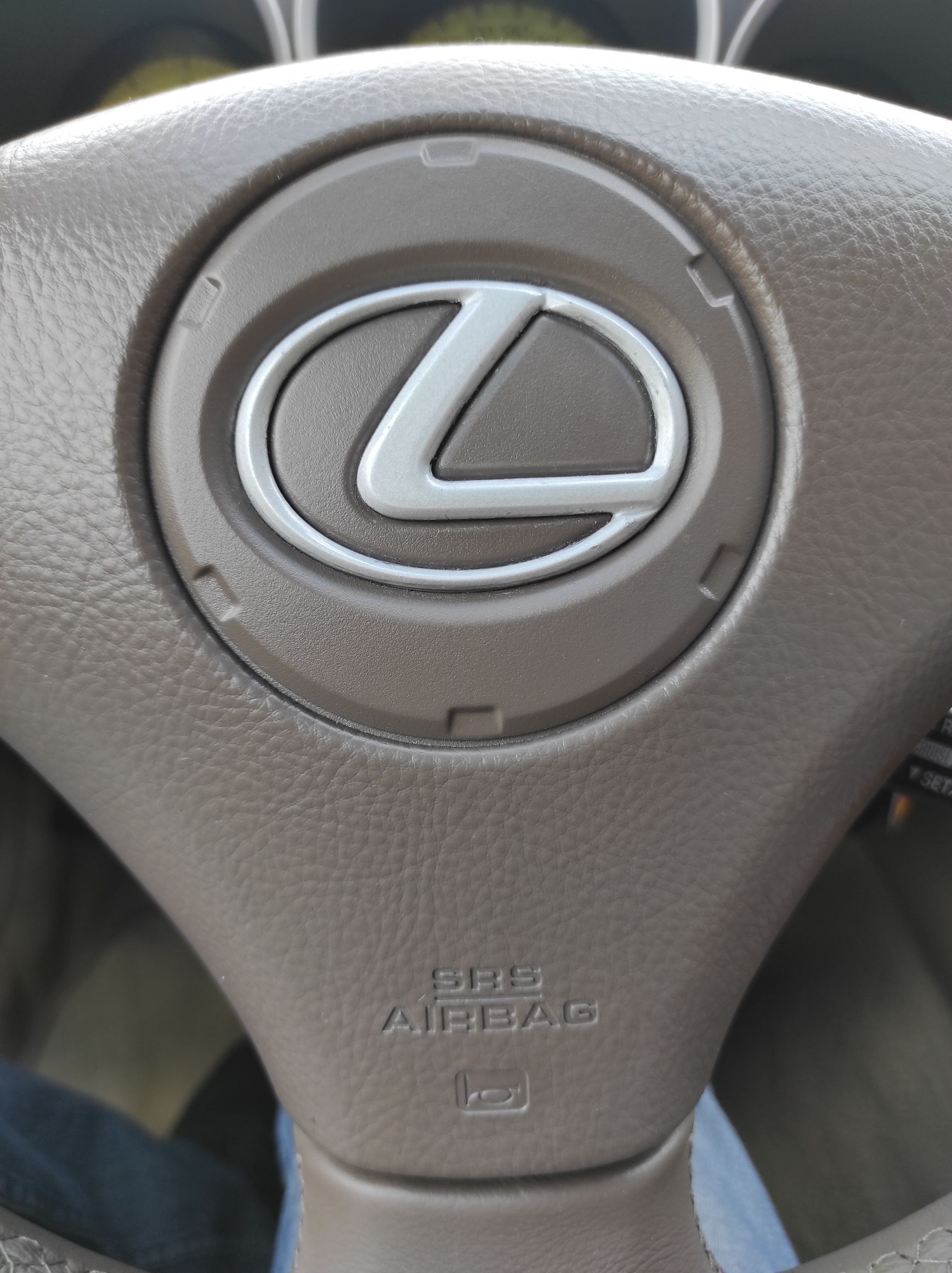 Lexus driver wheel logo