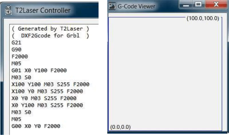 Manual for T2Laser software