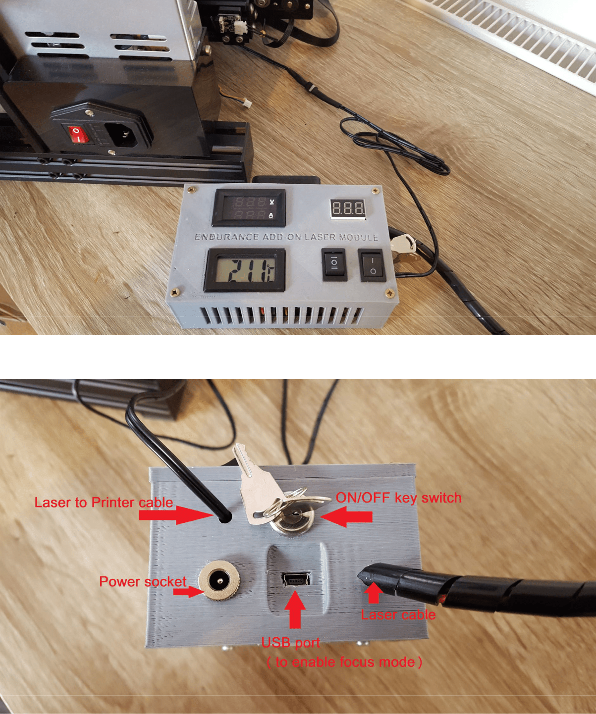 Step 4: Connect the Laser