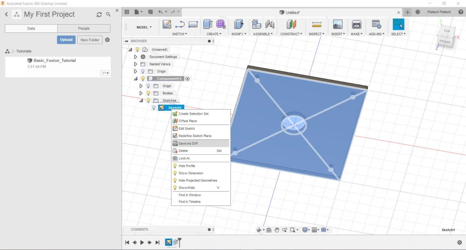 Basic Fusion 360 Tutorial For Laser cutting - EnduranceLasers