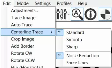 Force lines will convert any curves to straight segments