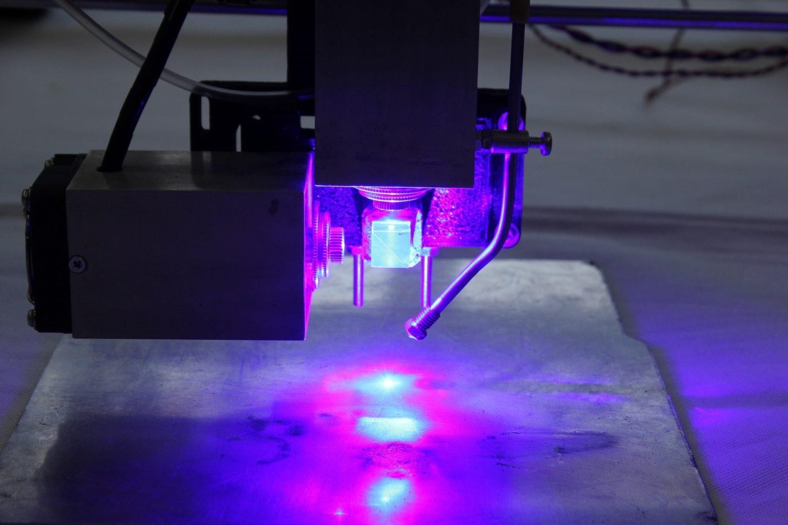 Our assembled multi-laser: