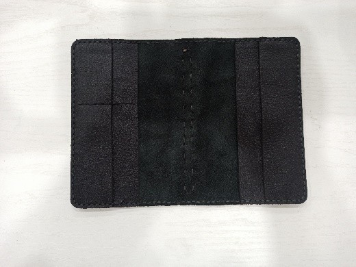 A diy leather passport cover