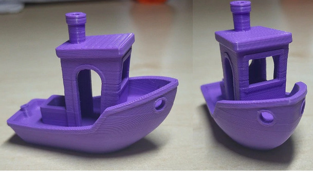3D printed benches done with PLA. Image source: All3dp