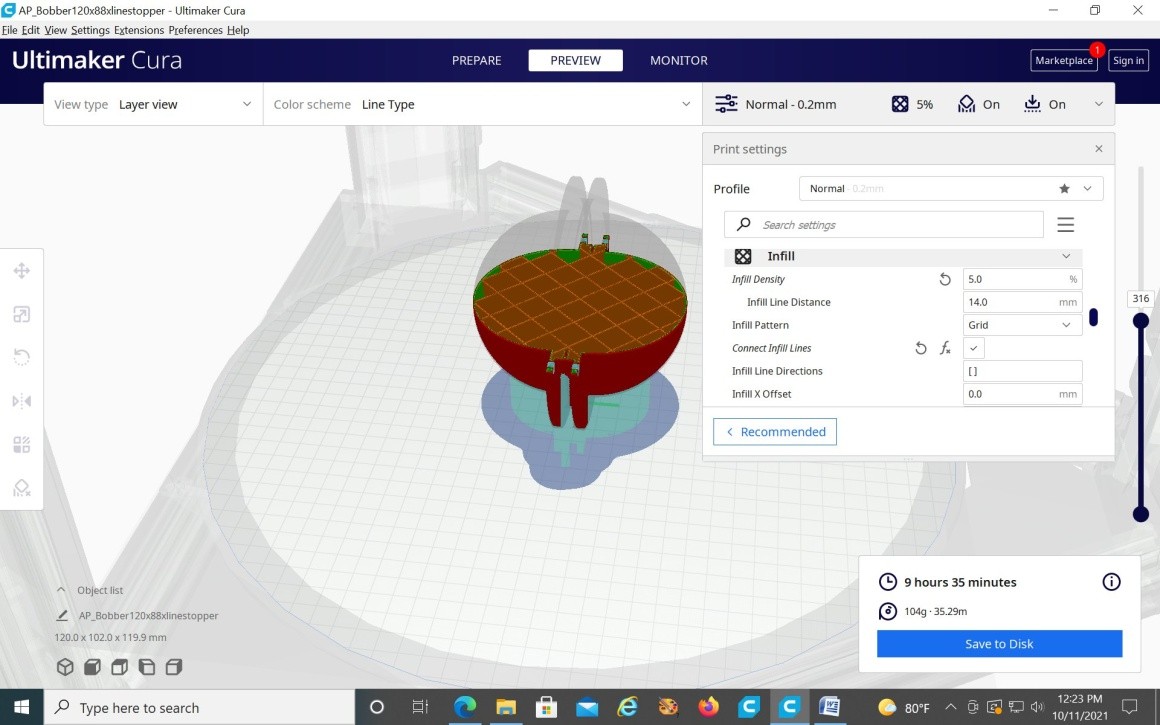 3d design ABS infill