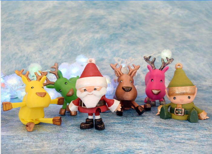 Articulated Christmas Toys