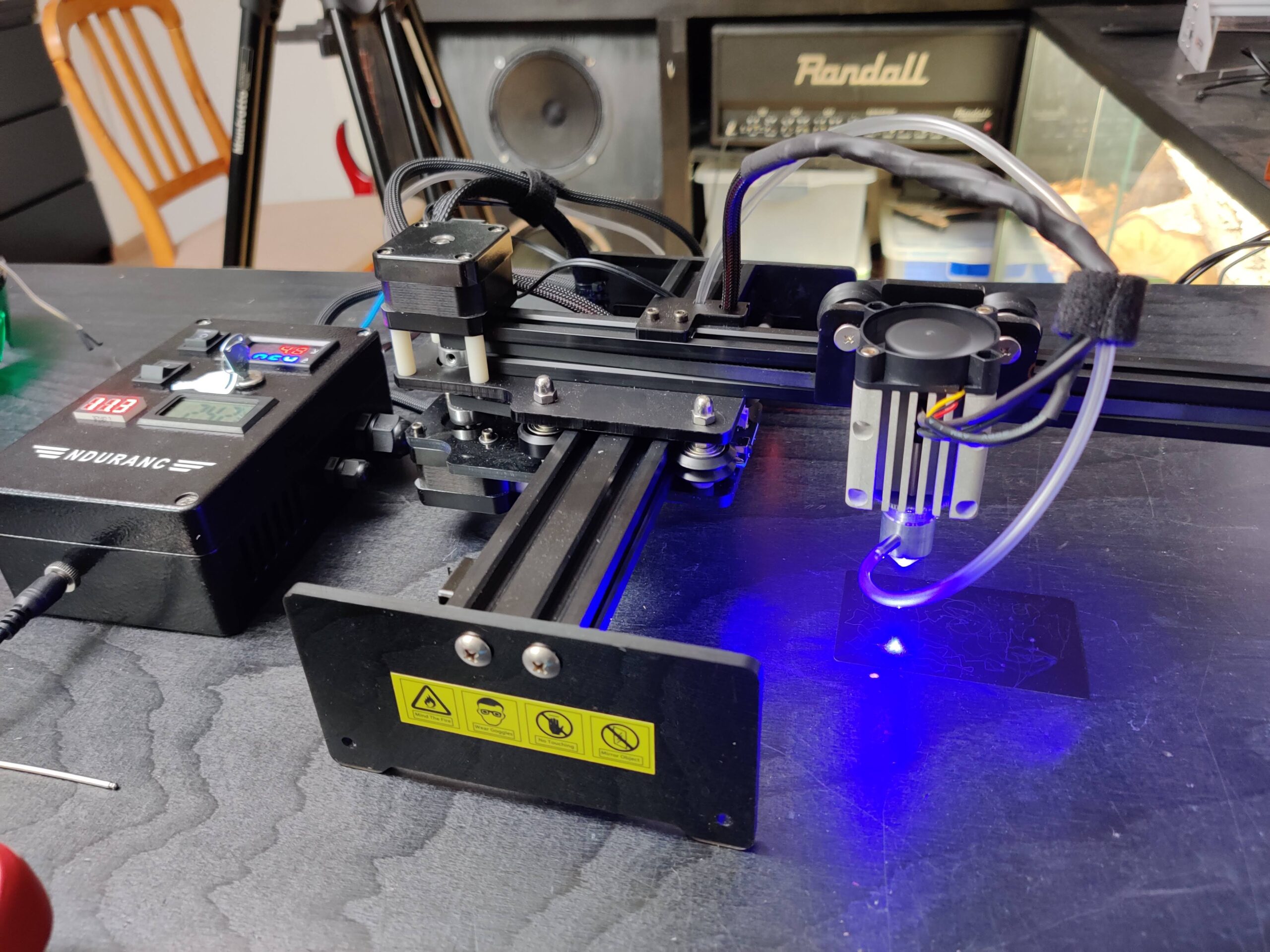How to install the 7000-8000-8500 mw (7/8/8.5 watt) Endurance Laser on Neje Master 2S