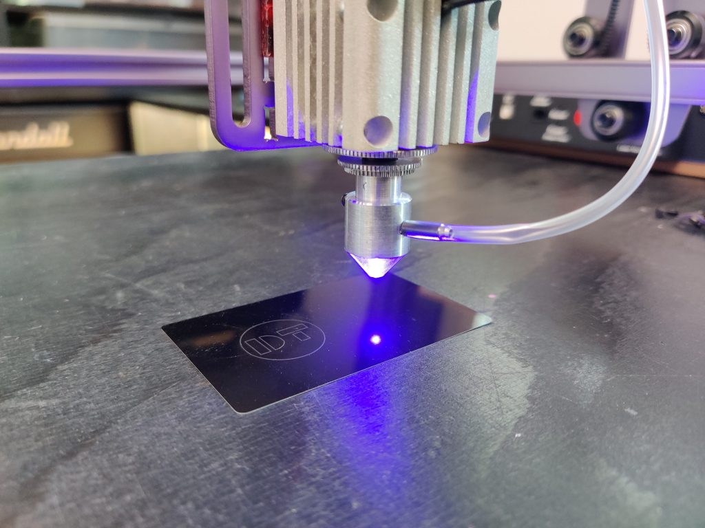 8.5 watt Endurance PRO laser engraving
