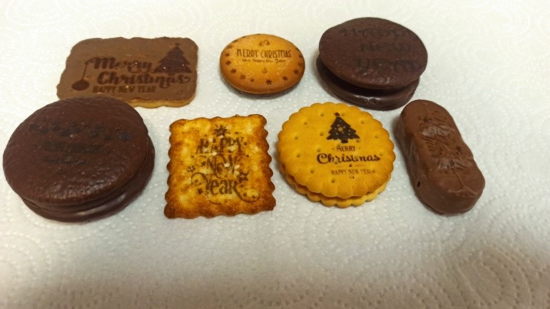 Cookies, candies and chocolate laser engraving